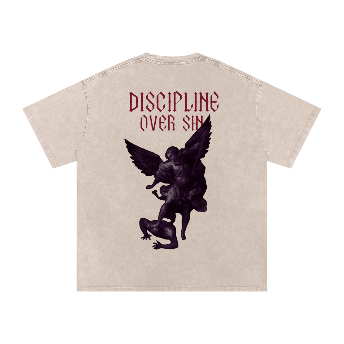 Discipline Over Sin – Snow-Washed Archangel Tee