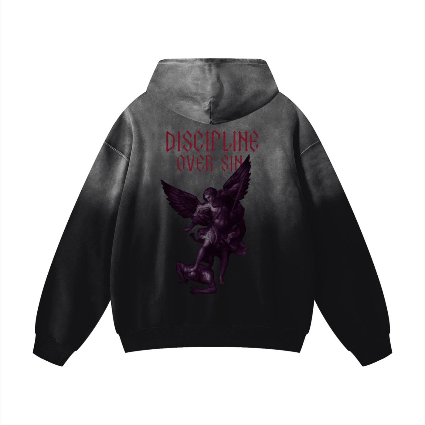 Discipline Over Sin — Strength Through Faith Hoodie